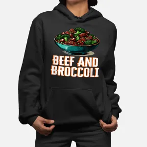 Beef And Broccoli Fast Food Fanatic Bite Hoodie