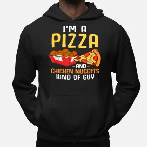 Fast Food Pizza Lover Foodie Boys Funny Chicken Nuggets Hoodie