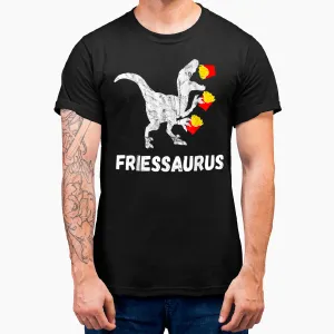 French Fries Saurus Potato Fry Dinosaur Fastfood T-Shirt