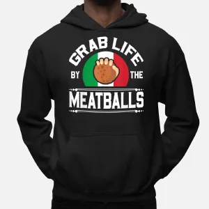 Funny Meatball Italian Food Italy Flag Hoodie