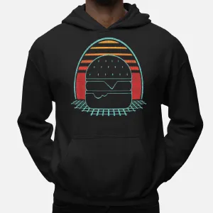 Hamburger Retro Vintage Cheeseburger 80s Gift Hoodie